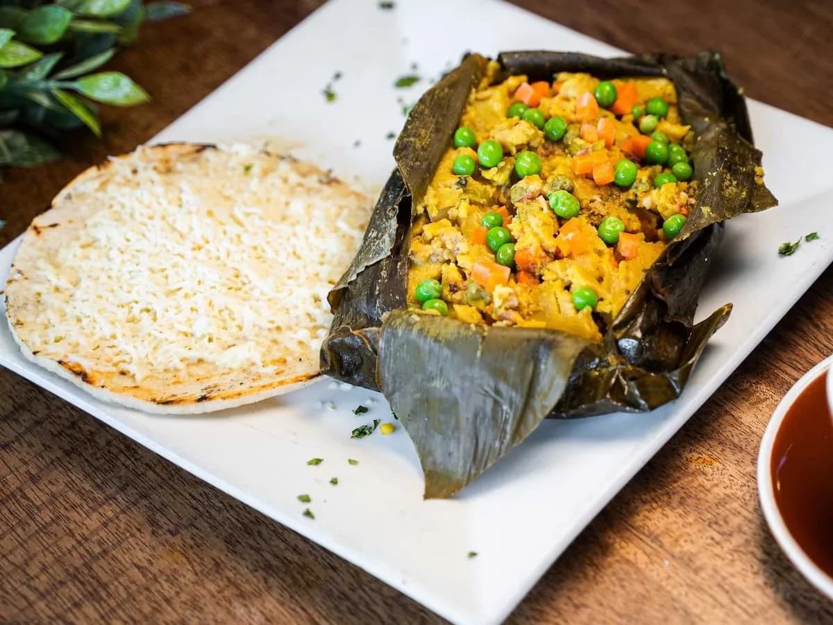 A plate of Tamal Breakfast